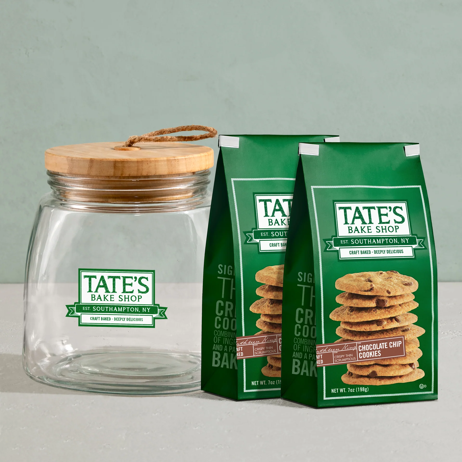Tate's Bake Shop Glass Cookie Jar - Image 3