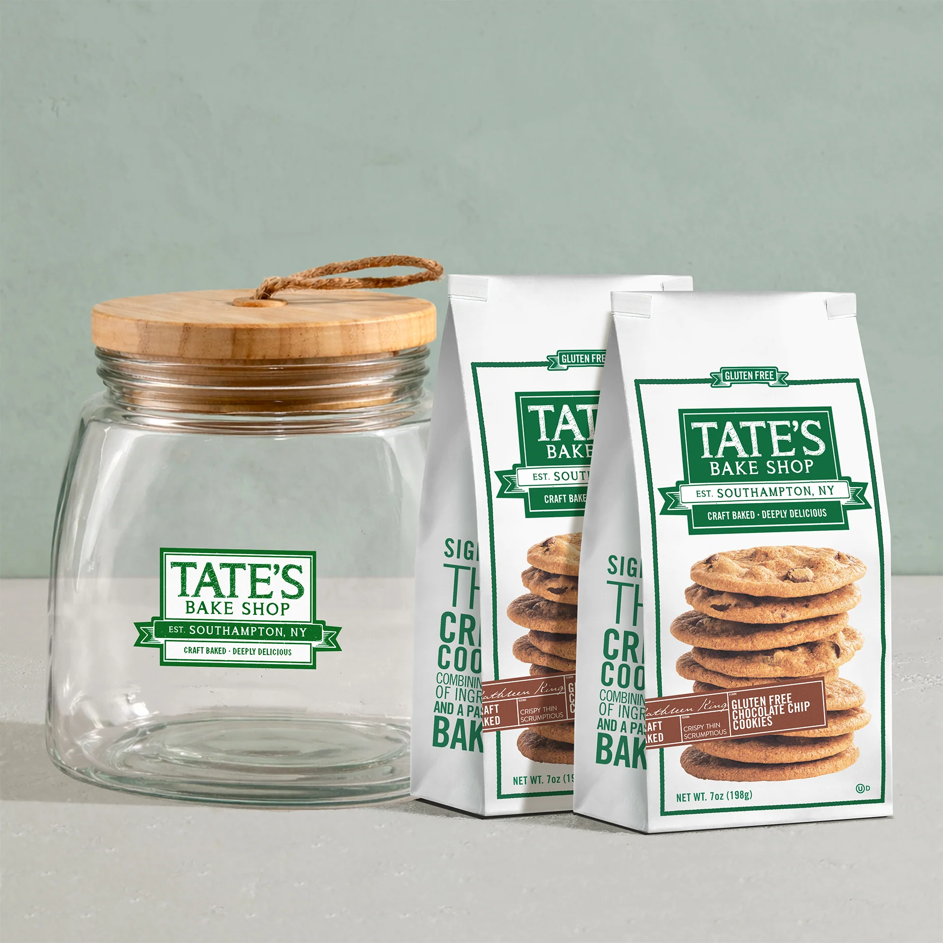 Tate's Bake Shop Glass Cookie Jar - Image 4