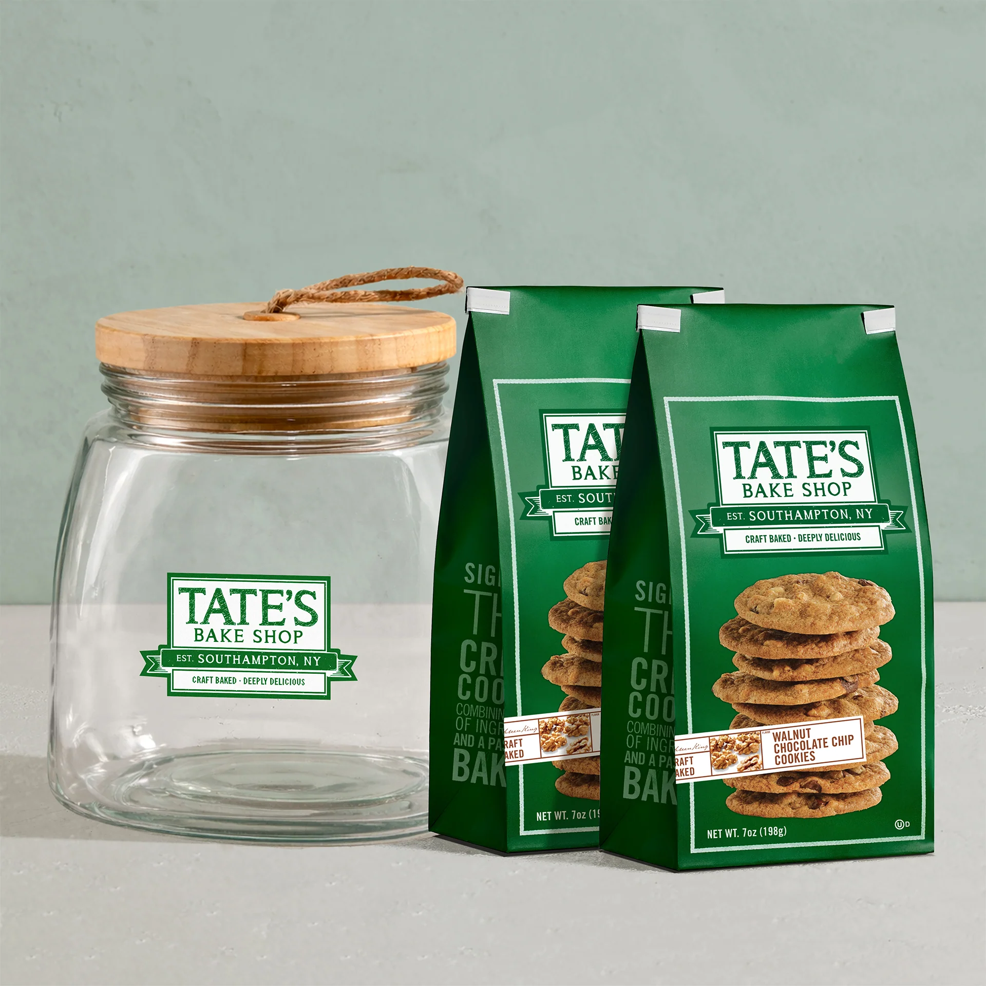 Tate's Bake Shop Glass Cookie Jar - Image 5