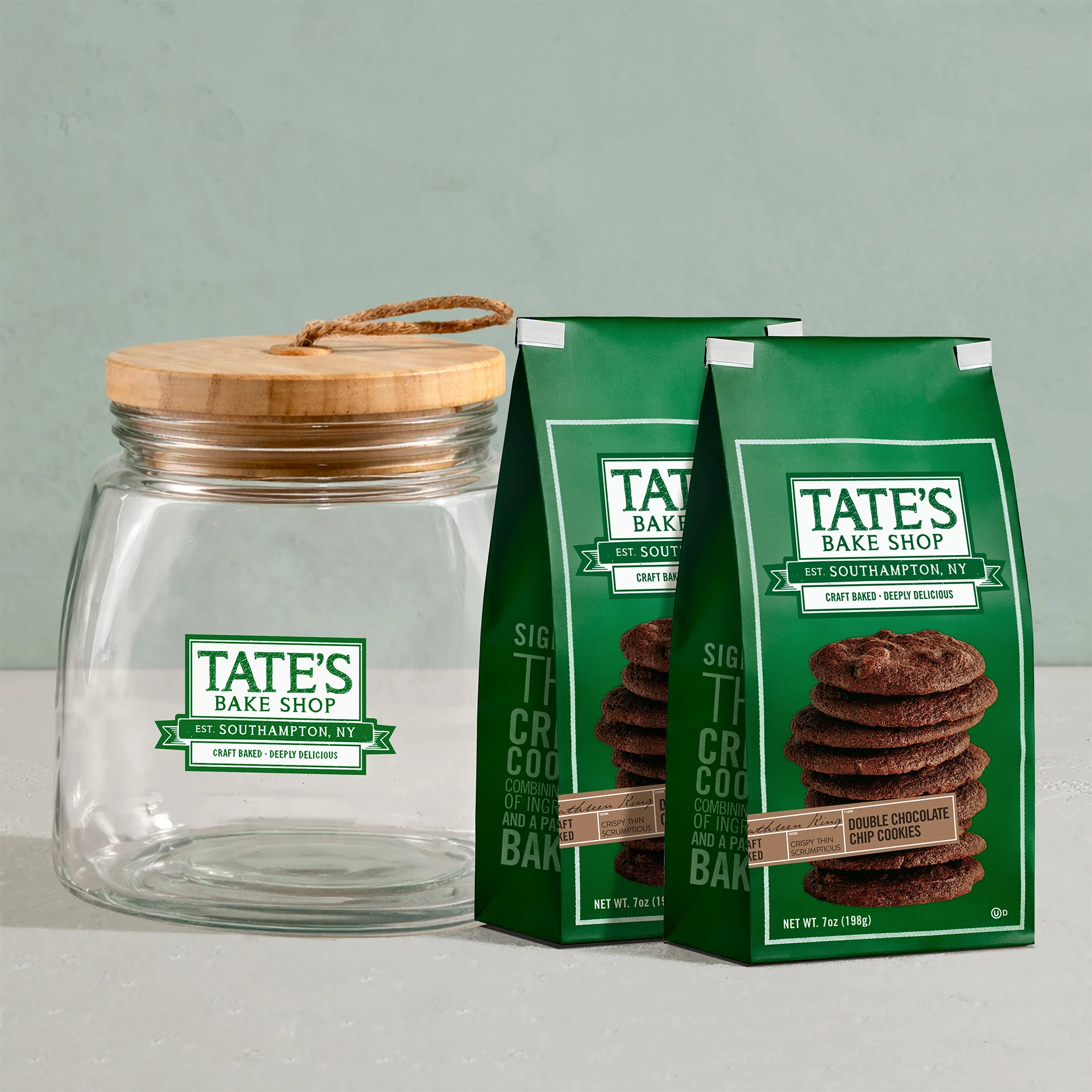 Tate's Bake Shop Glass Cookie Jar - Image 6