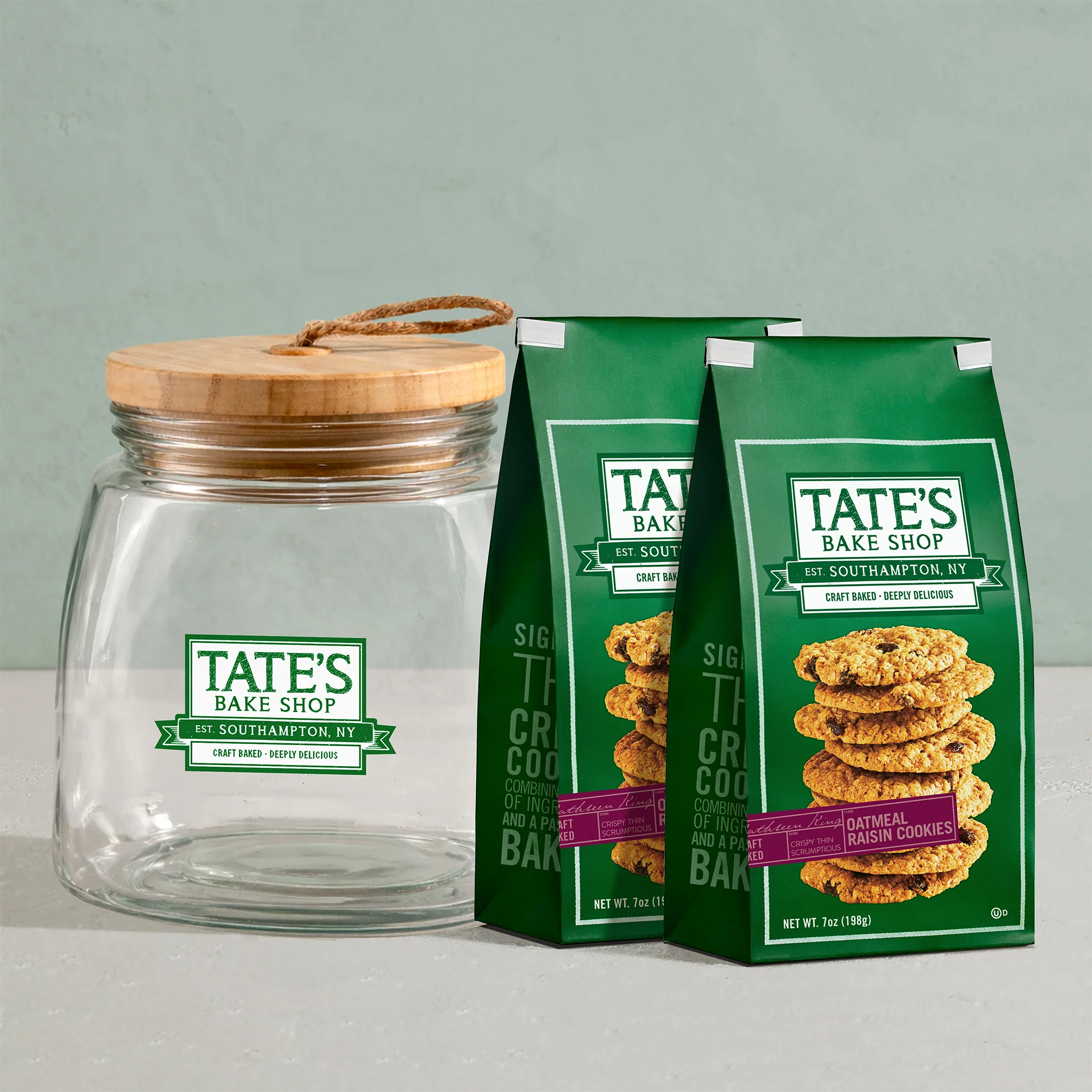 Tate's Bake Shop Glass Cookie Jar - Image 7