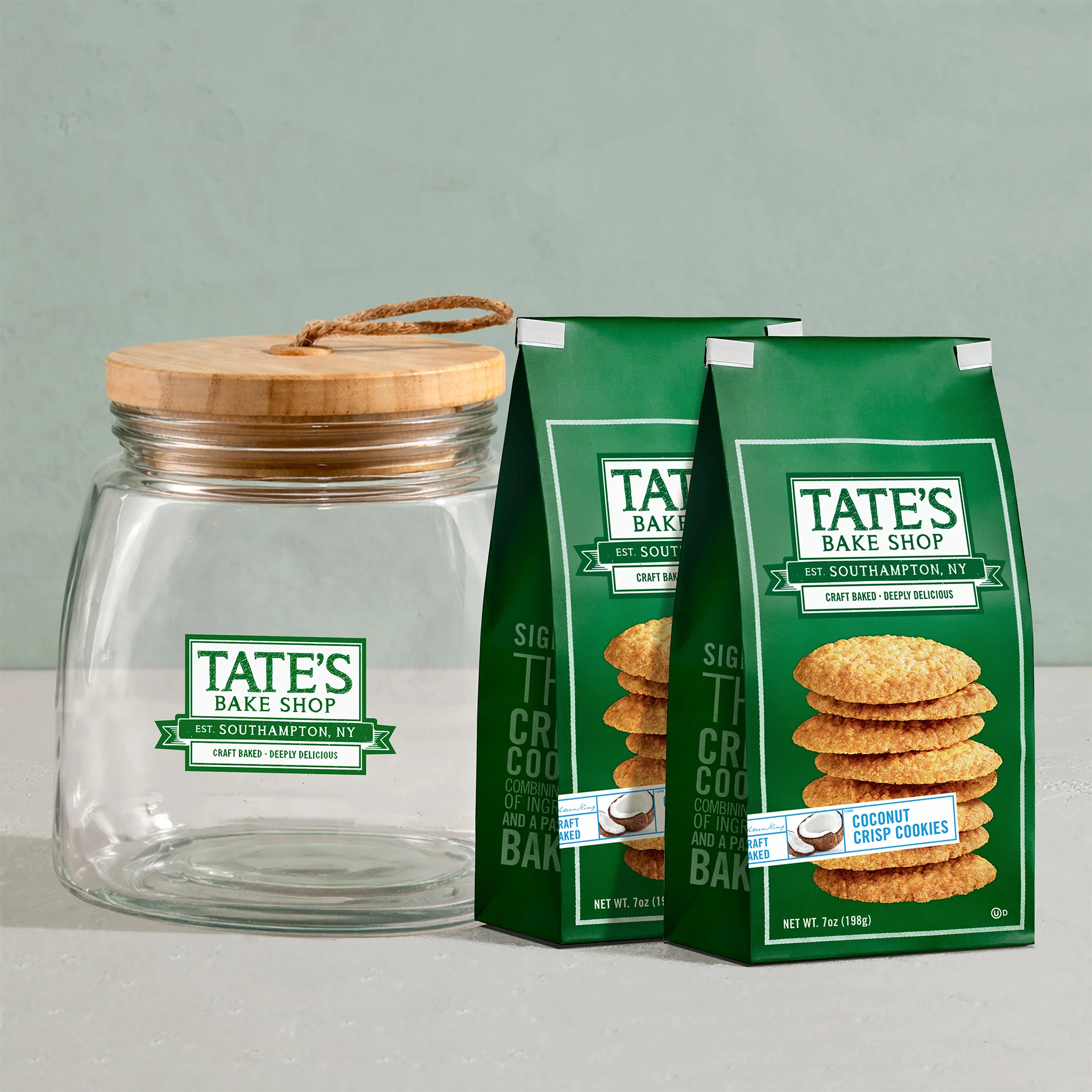 Tate's Bake Shop Glass Cookie Jar - Image 8